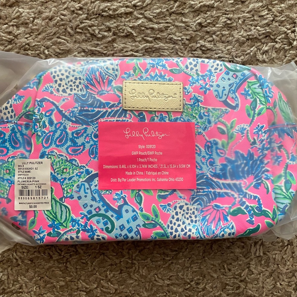 Lilly Pulitzer printed pouch